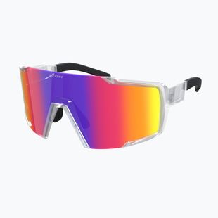 Слънчеви очила SCOTT Shield полупрозрачни/лилави хромирани