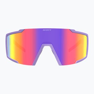 Слънчеви очила SCOTT Shield Compact swish purple/teal chrome