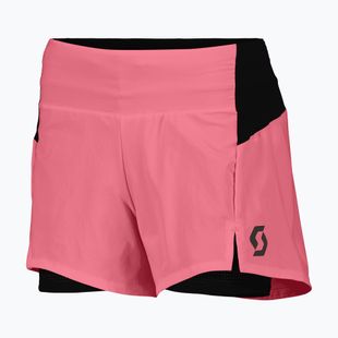 Дамски шорти за бягане SCOTT Endurance Hybrid digital pink/black