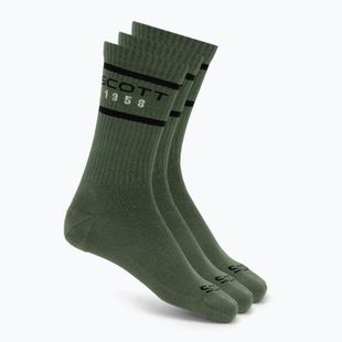 Чорапи SCOTT Retro Casual Crew 3 pairs tranguil green