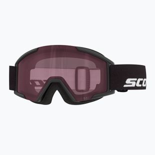 Детска скиорска маска SCOTT Shield black/rose