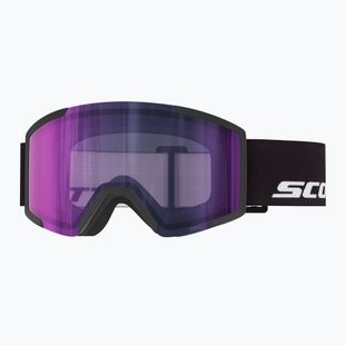 Скиорскa маска SCOTT Shield LS black/amp ls blue chrome