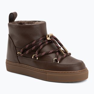 Дамски ботуши за сняг INUIKII Full Leather Gloss brown
