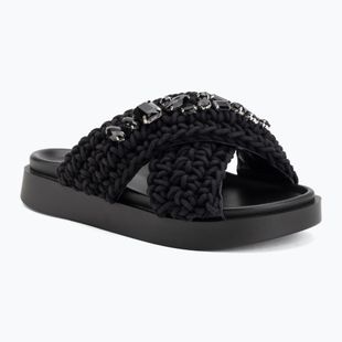 Дамски чехли INUIKII Woven Stones black