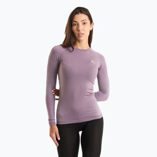 Дамска термоблуза с дълъг ръкав ODLO Performance Warm Bl Top Crew Neck grey ridge