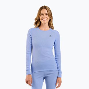 Дамска термоактивна блуза с дълъг ръкав ODLO Active Warm Bl Top Crew Neck blue heron