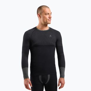 Мъжка термоактивна блуза ODLO Fundamentals Performance Warm Bl Top Crew Neck black