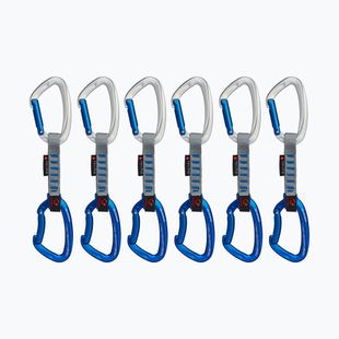 Комплект примки за катерене Mammut Crag Keylock Indicator 6 szt. silver ultramarine