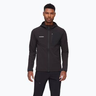 Мъжки суитшърт за трекинг Mammut Madris Light ML Hooded черно