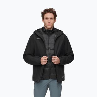 Мъжко яке 3-в-1 Mammut Treeline 3 in 1 HS Hooded Jacket Men black/black