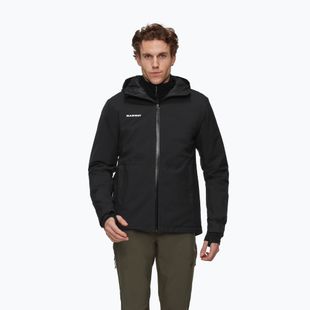 Мъжко яке за дъжд Mammut Linard HS Thermo Hooded Jacket Men black