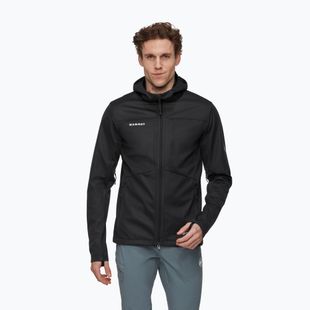 Мъжко софтшел яке Mammut Ultimate VIII Softshell Hooded black
