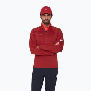 Мъжки суитшърт Mammut Taiss ML Half Zip Pull dark mammut red