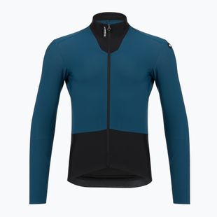 Мъжка блуза с дълъг ръкав за колоездене ASSOS Equipe R S11 Spring Fall petrol blue