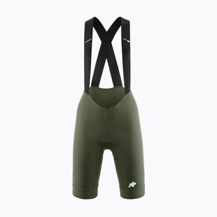 Дамски шорти за колоездене ASSOS Uma GT S11 Bib Shorts W moss green