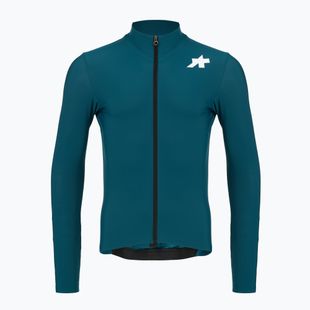 Мъжка велосипедна блуза с дълъг ръкав ASSOS Mille GT Spring Fall Jersey S11 deep petrol