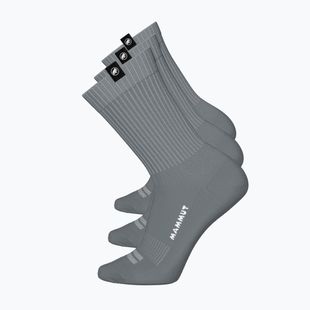 Чорапи Mammut Everyday Crew 3 чифта black/strata/white