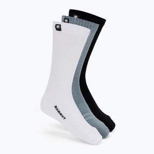 Чорапи Mammut Everyday Crew 3 чифта black/strata/white