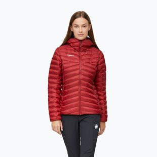 Дамско ватирано яке Mammut Albula IN Hooded Jacket Women dark mammut red