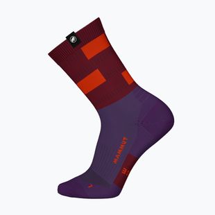 Чорапи Mammut Hiking Merino Crew Socks paloja/dark mammut red