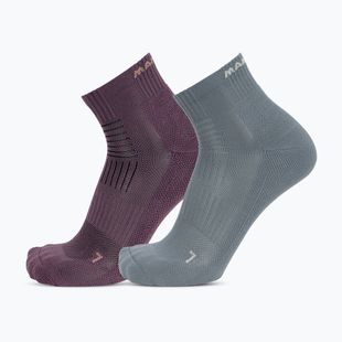 Чорапи Mammut Multisport Quarter Socks 2 pack paloja/strata