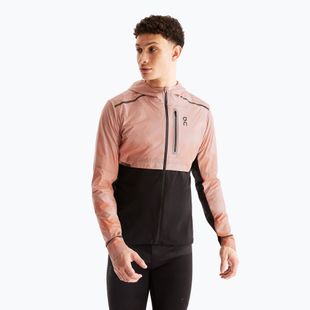 Мъжко яке за бягане On Weather Lumos woodrose/black