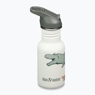 Klean Kanteen Flip Seal Sport Cap Straw 355 ml детска бутилка за пътуване с дино скейт