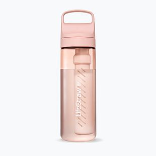 Туристическа бутилка Lifestraw Go 2.0 с филтър 650 ml cherry blossom pink