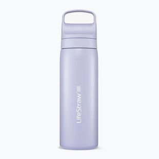 LifeStraw Go 2.0 Стоманена бутилка за пътуване с филтър 500 ml provence purple