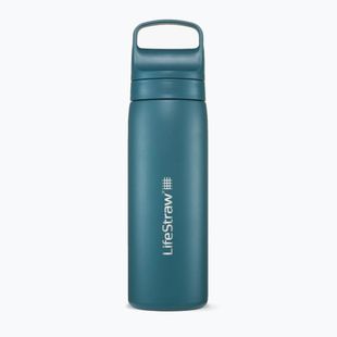 LifeStraw Go 2.0 Стоманена бутилка за пътуване с филтър 500 ml lagoon teal