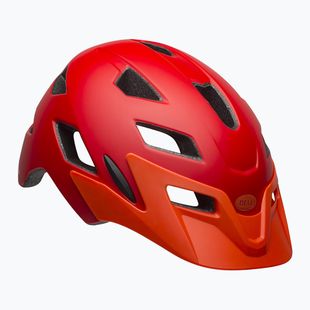 Детска велосипедна каска Bell Sidetrack Integrated MIPS Jr matte red/orange