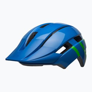 Детска велосипедна каска Bell Sidetrack II Integrated MIPS Jr gloss blue/green