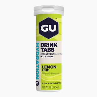 Изотонична напитка GU Hydration Drink 12 таблетки лимон/лайм