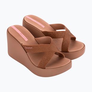 Дамски чехли Ipanema High Fashion II Slide brown/glitter/pink