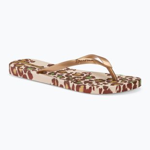 Дамски джапанки Ipanema Animale Print III beige/gold