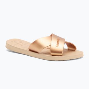 Дамски джапанки Havaianas Aqua Metallic golden
