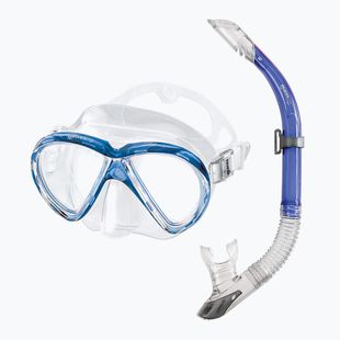 Комплект за шнорхелинг Mares Marea blue reflex/clear