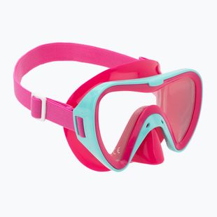 Детска маска за шнорхелинг Mares Turtle aqua/pink