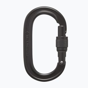 Карабинер Black Diamond Oval Keylock SCRWGT black