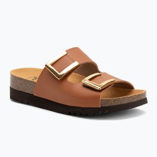 Дамски джапанки Scholl Monterey 2 Straps Ad Med camel