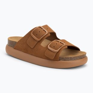 Дамски джапанки Scholl Noelle Chunky Suede cognac