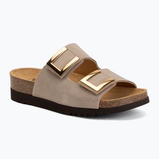 Дамски чехли Scholl Montery 2 Straps Ad Med beige