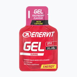 Enervit енергиен гел 25 ml малина с кофеин