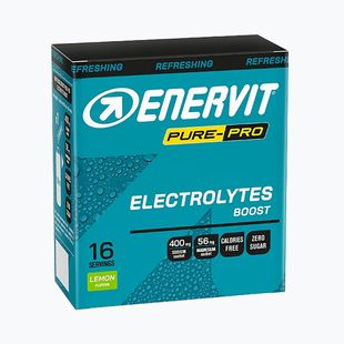Изотонична напитка Enervit PurePro Electrolytes Boost 16 x 4 g солен лимон