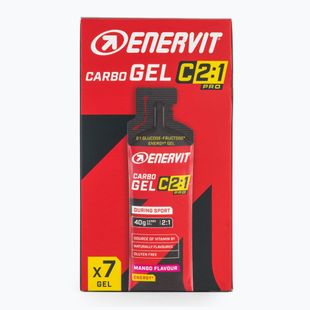 Комплект енергийни желета Enervit Carbo Gel C2:1Pro 7 pcs x 60 ml mango