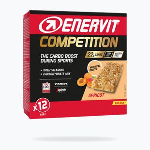 Комплект енергийни барове Enervit Competition 12 pcs x 30 g apricot