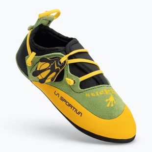 Детска обувка за катерене La Sportiva Stickit lime/ yellow
