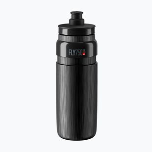 Велосипедна бутилка Elite FLY Tex 750 ml black/grey лого