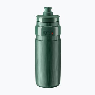 Велосипедна бутилка Elite FLY Tex 750 ml dark green/grey logo