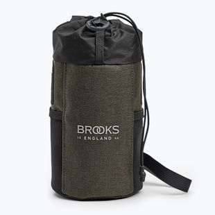 Чанта за кормило на велосипед Brooks England Scape Feed Pouch 1 l mud green